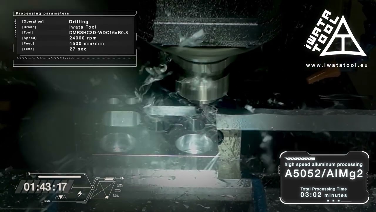 Drillmill Aluminum hi speed demo