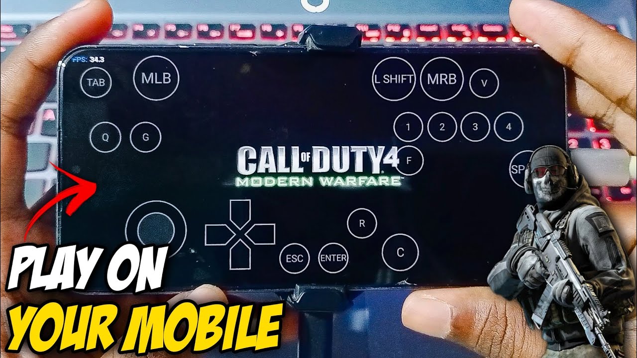 WINLATOR CALL OF DUTY 4 MODERN WARFARE on android