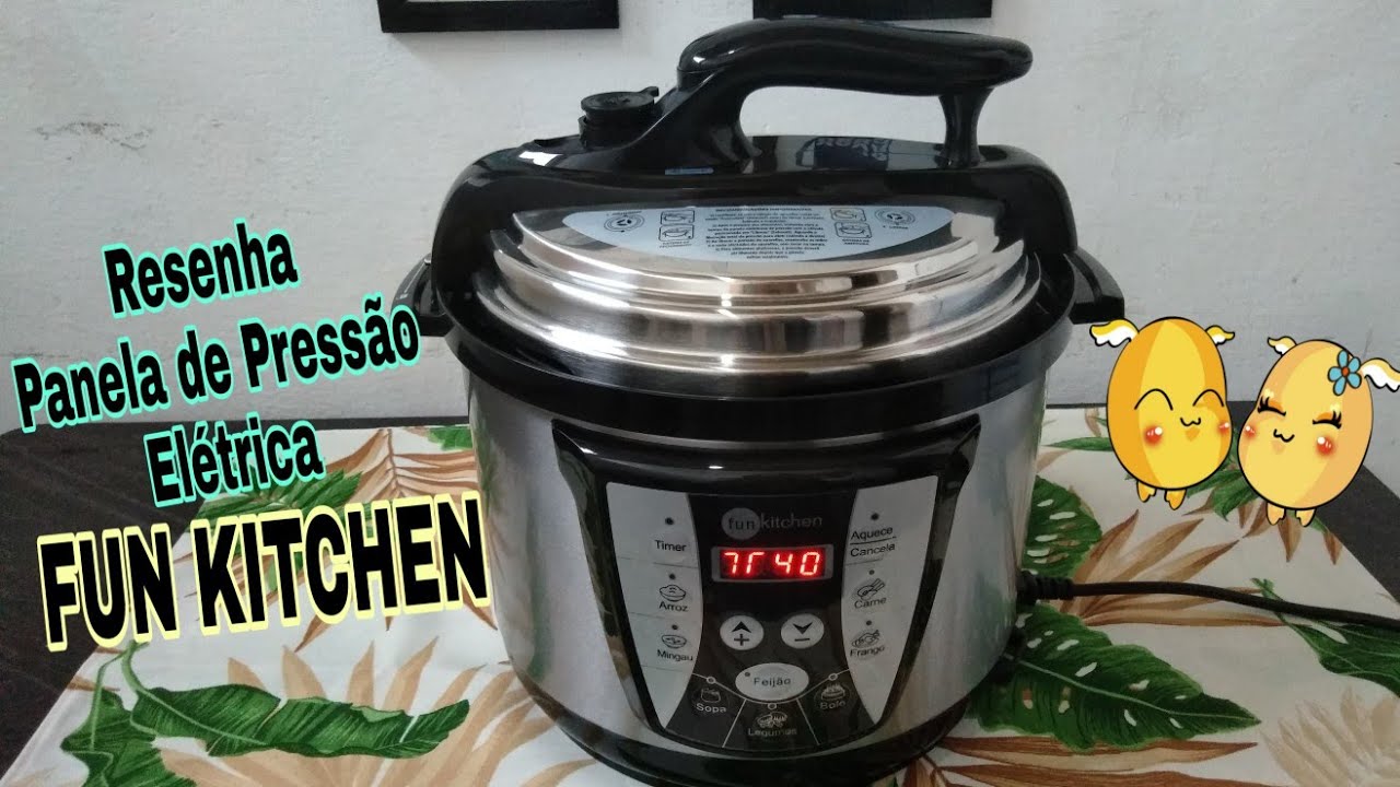 Resenha Panela Elétrica de Pressão #Funkitchen 5L (Cozinhando feijão)