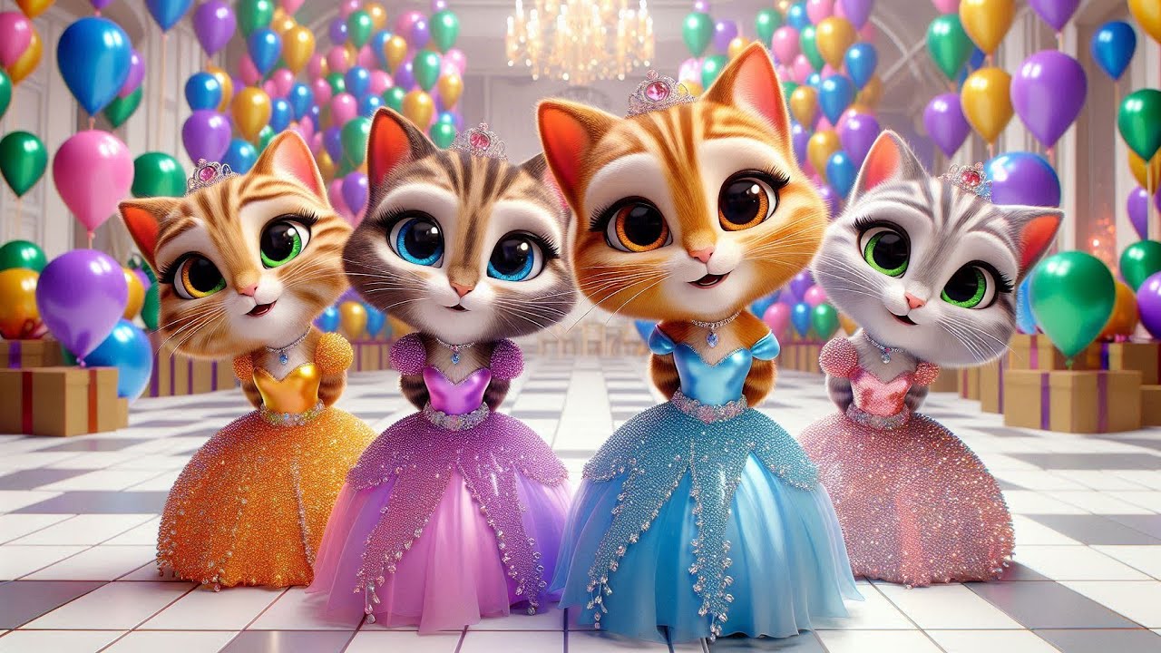 🙀🎈Kittens Celebrating Thier cute little birthday with A Birthday Song 😻🎂 Happy Birthday 