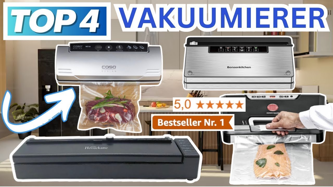 Beste VAKUUMIERER (Testsieger 2026) | Top 4 Vakuumiergeräte Vergleich