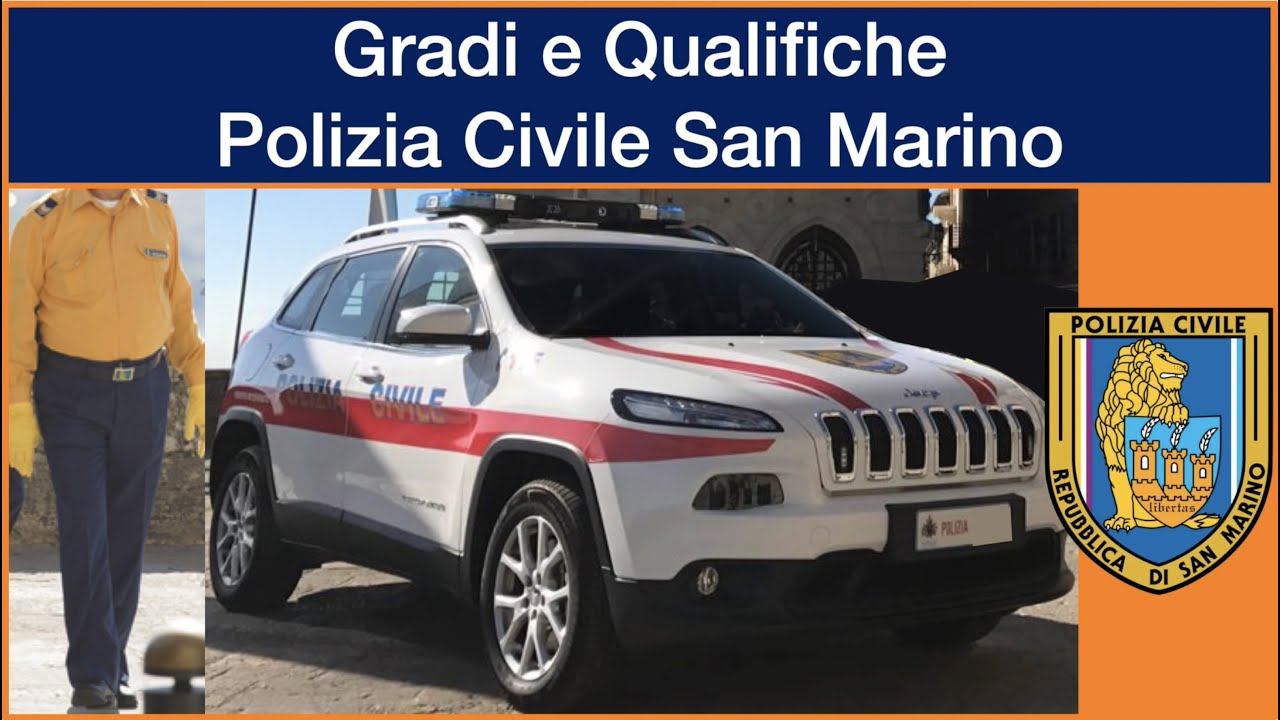 Gradi e Qualifiche Polizia Civile Repubblica di San Marino