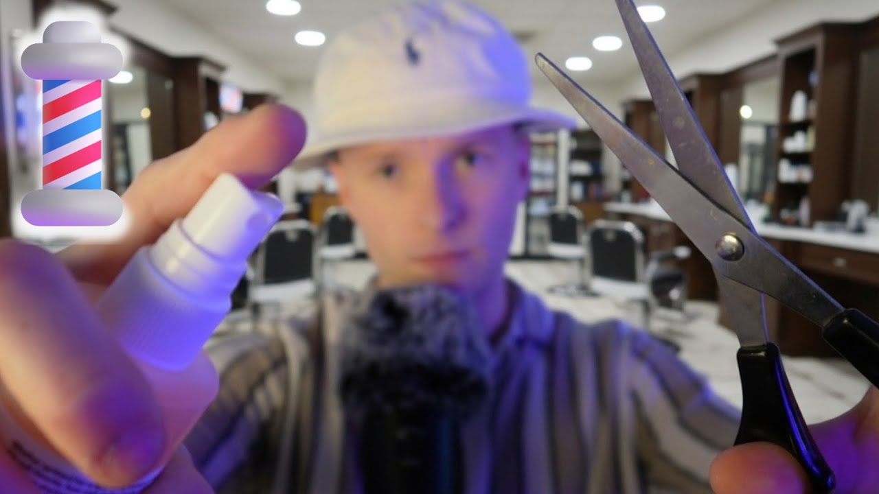 💈Самая РЕАЛИСТИЧНАЯ стрижка в парикмахерской в ​​истории ASMR💈