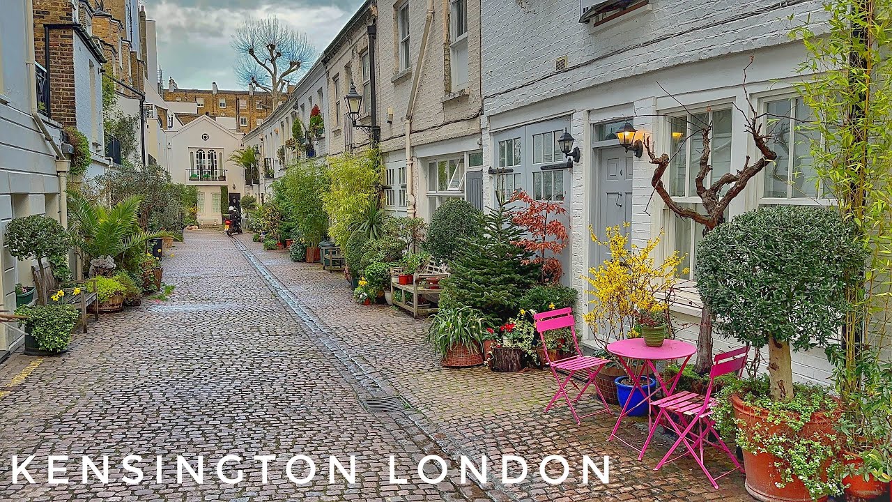 London Walk in Kensington | Most Expensive Neighbourhood in London | London Virtual Walk 4K HDR