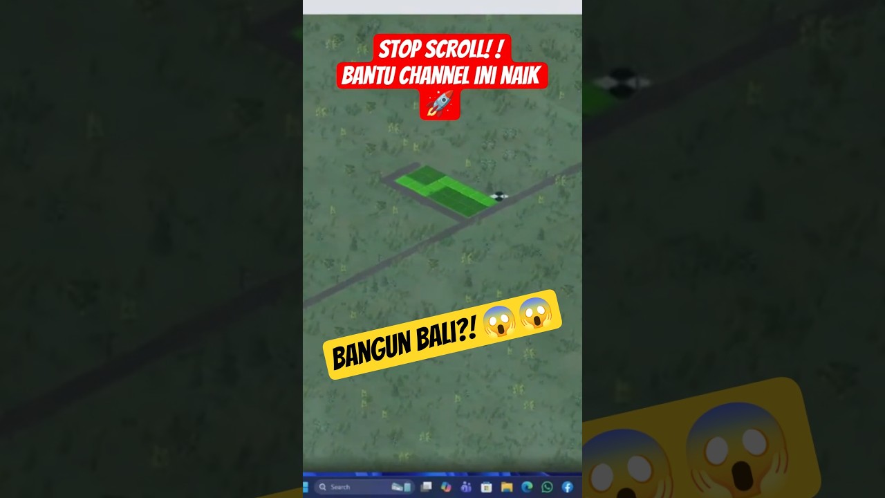 BANGUN KOTA DI BALI DARI NOL?! 😱 | TheoTown Shorts
