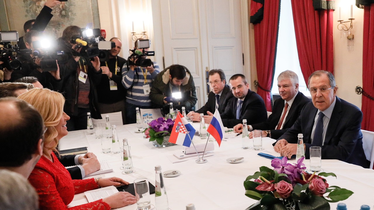 С.Лавров и Президент Хорватии | Sergey Lavrov & Croatian President