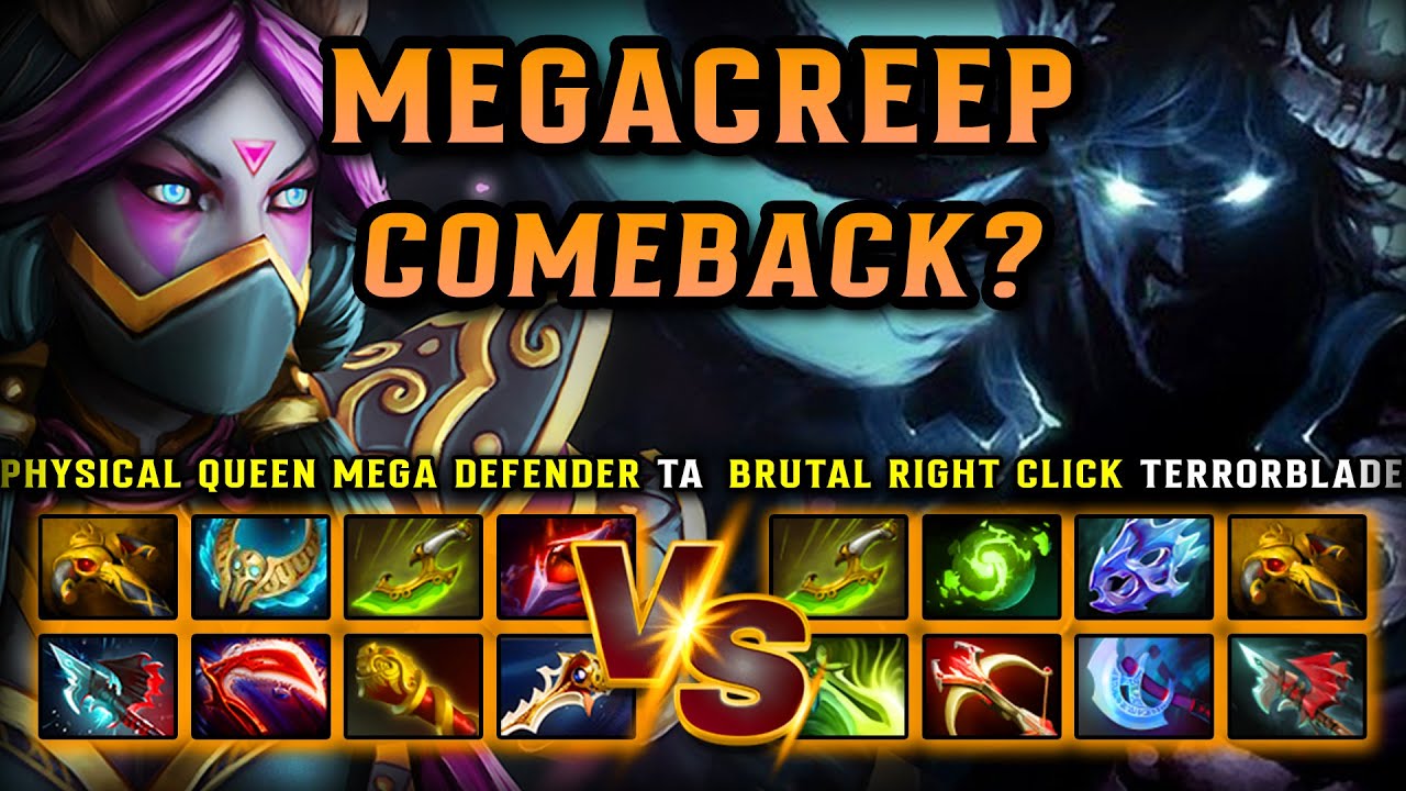 EPIC MEGA COMEBACK ? Between Physical Queen Templar Assassin Vs. OP Right Click Terrorblade