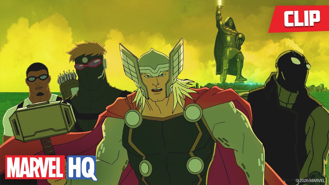 Thor Visits Dr. Doom's Alternate Reality 🫢🔨 | Marvel's Avengers Assemble | 