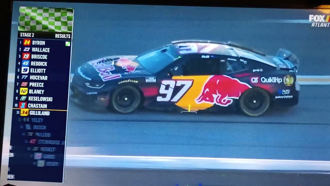 24 Byron win stage 2 on NASCAR cup series 2026