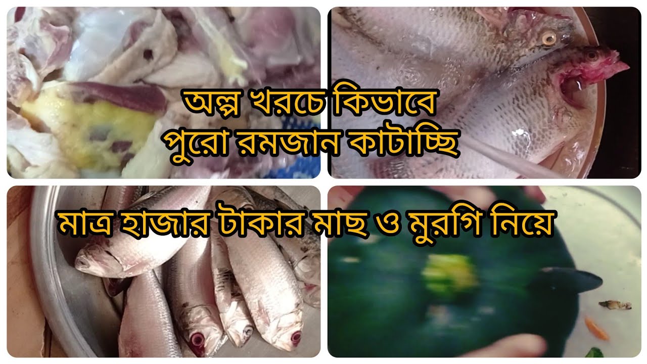 ৪ হাজার টাকার মাছ ও মুরগি দিয়ে কিভাবে পুরো রমজান কাটাচ্ছি | Daily Vlog