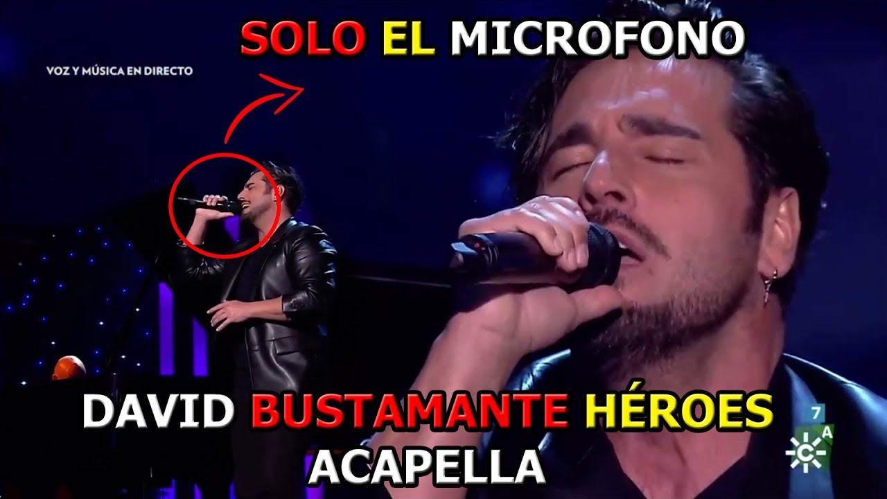David Bustamante - Héroes (Live Acapella)