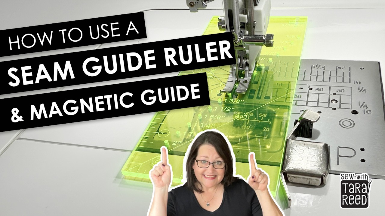 Необходимые швейные инструменты &mdash; как пользоваться линейкой и направляющей для швов