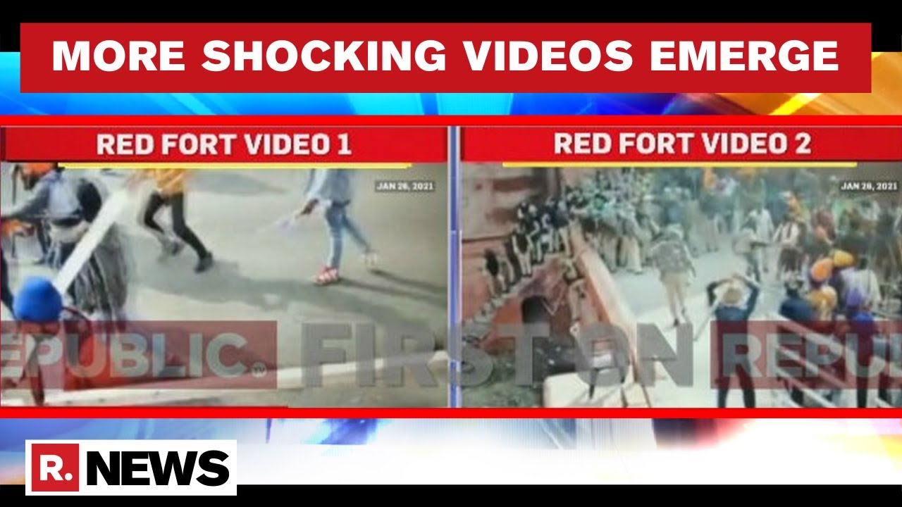 Red Fort Violence: 2 More Shocking Videos Of Republic Day Violence Surface