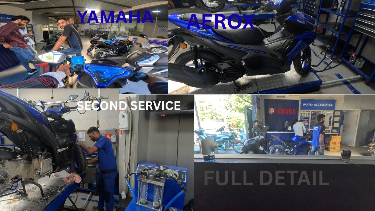 Yamaha Aerox Second Service Full Details 🔧 | Complete Service Experience & Cost Breakdown