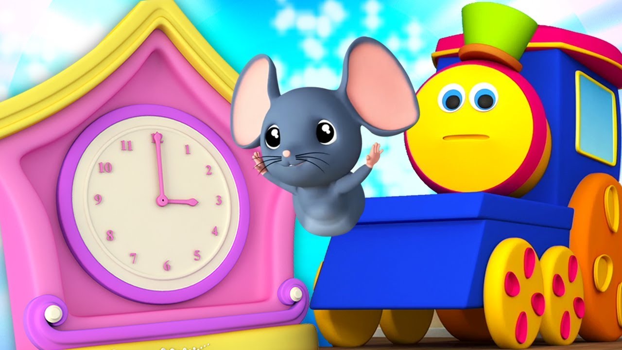 Bob le train | Hickory Dickory Dock | chansons pour enfants | rimes en français | Kids Tv Française