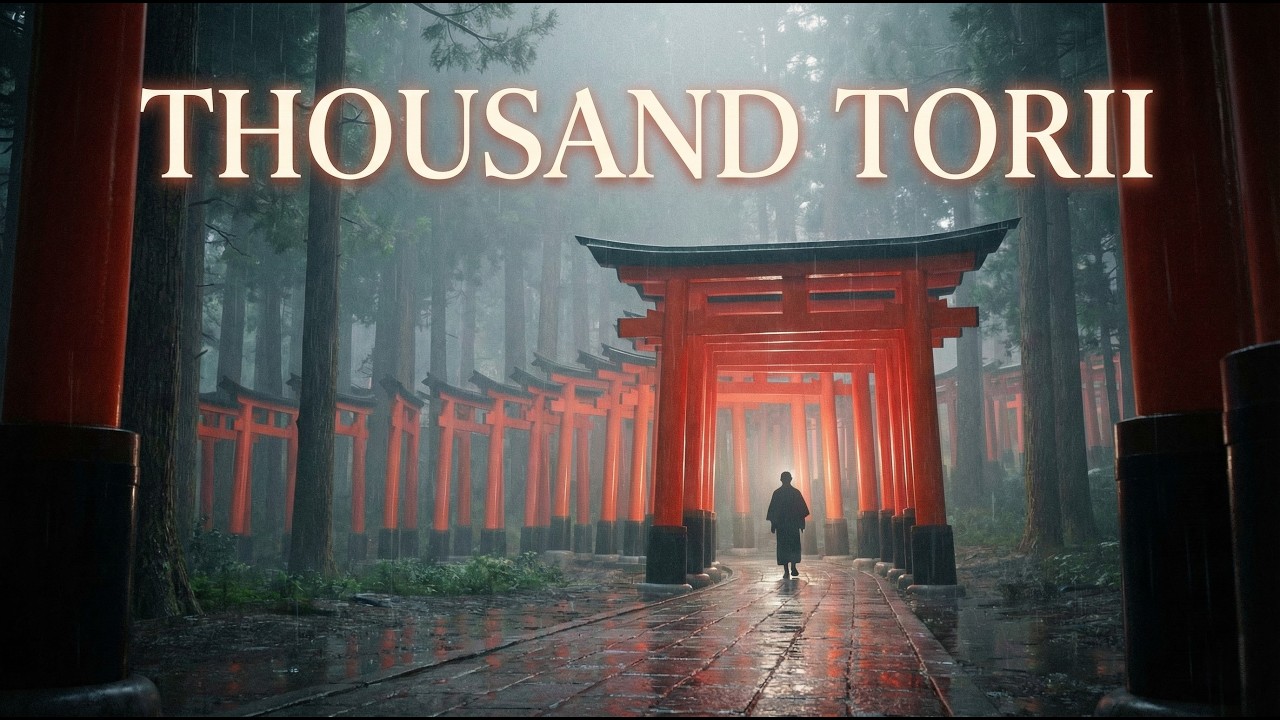 THOUSAND TORII | Rainy Fushimi Inari Shrine in Kyoto – Japanese Zen Ambience