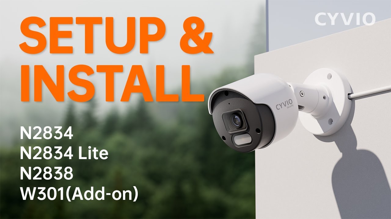 How to Set Up and Install CYVIO N2834 / N2834 Lite / N2838 / W301 | Step-by-Step Guide #homesecurity