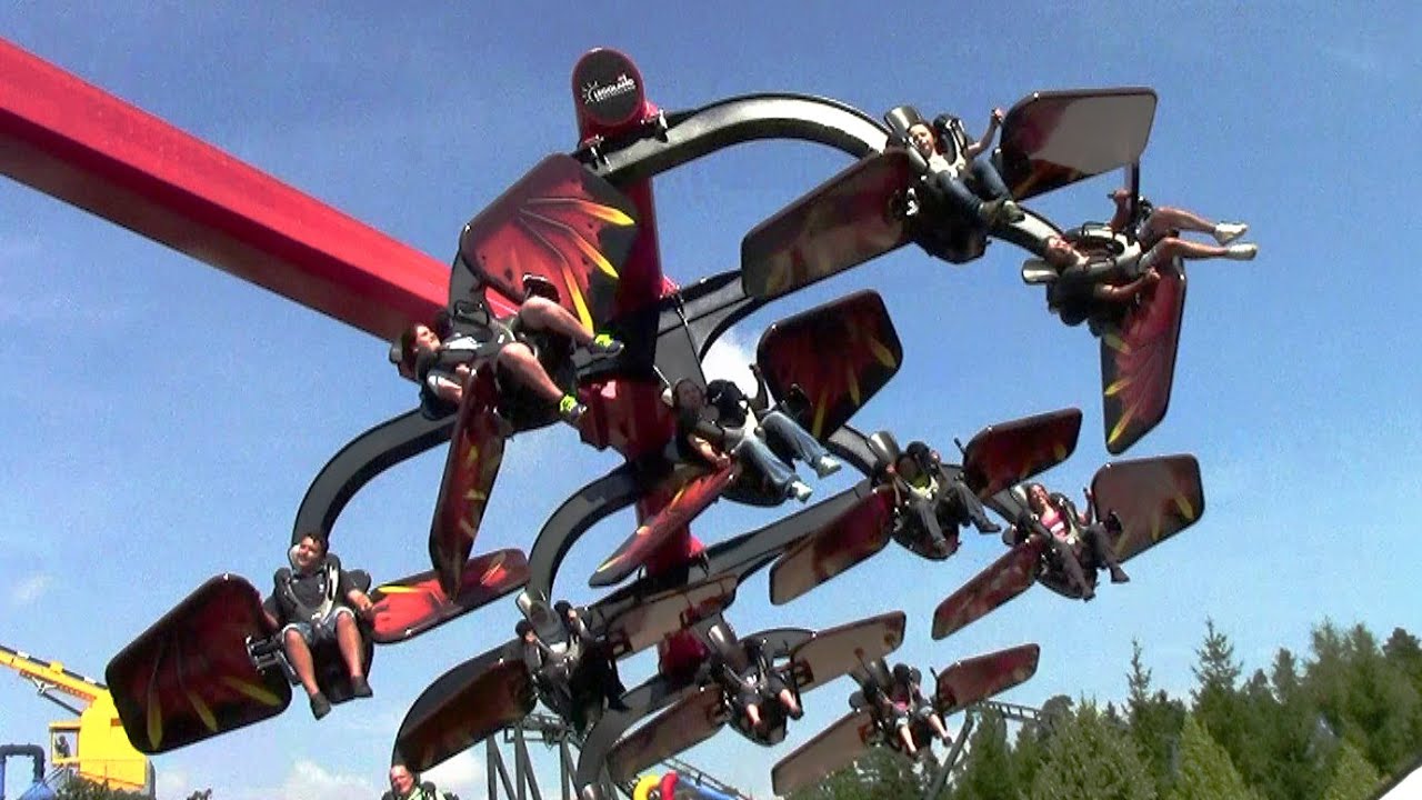 Flying Ninjago off-ride HD Legoland Deutschland