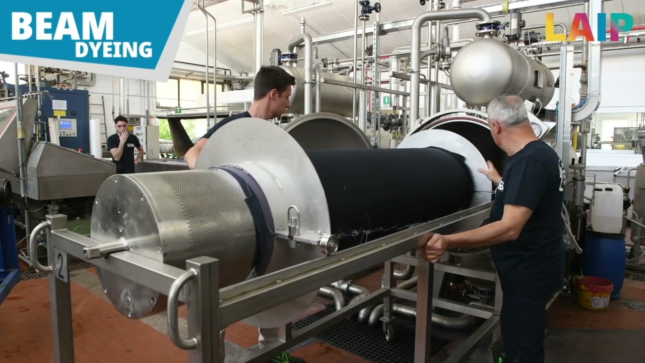 Beam dyeing machine for delicate fabrics - LAIP