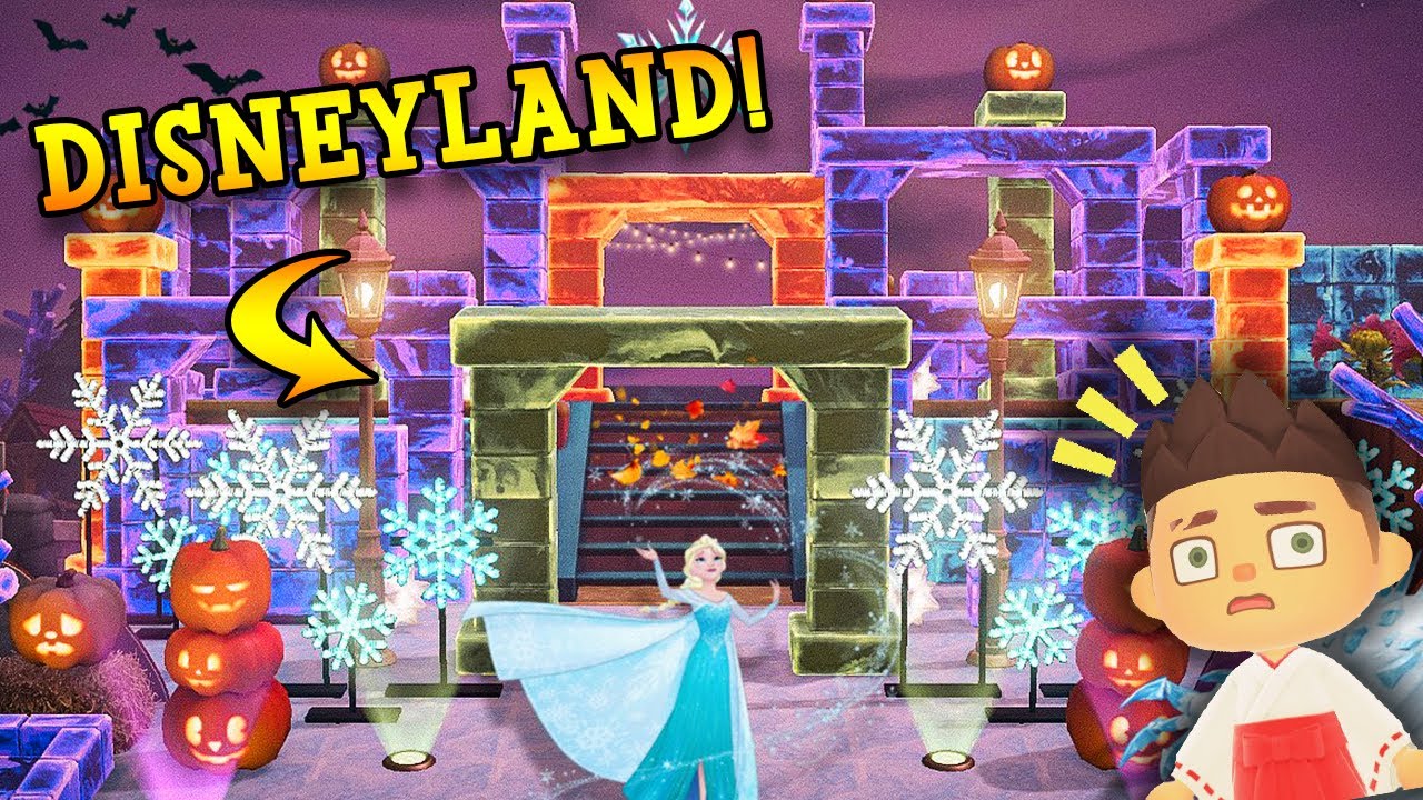 They made Disneyland in Animal Crossing!