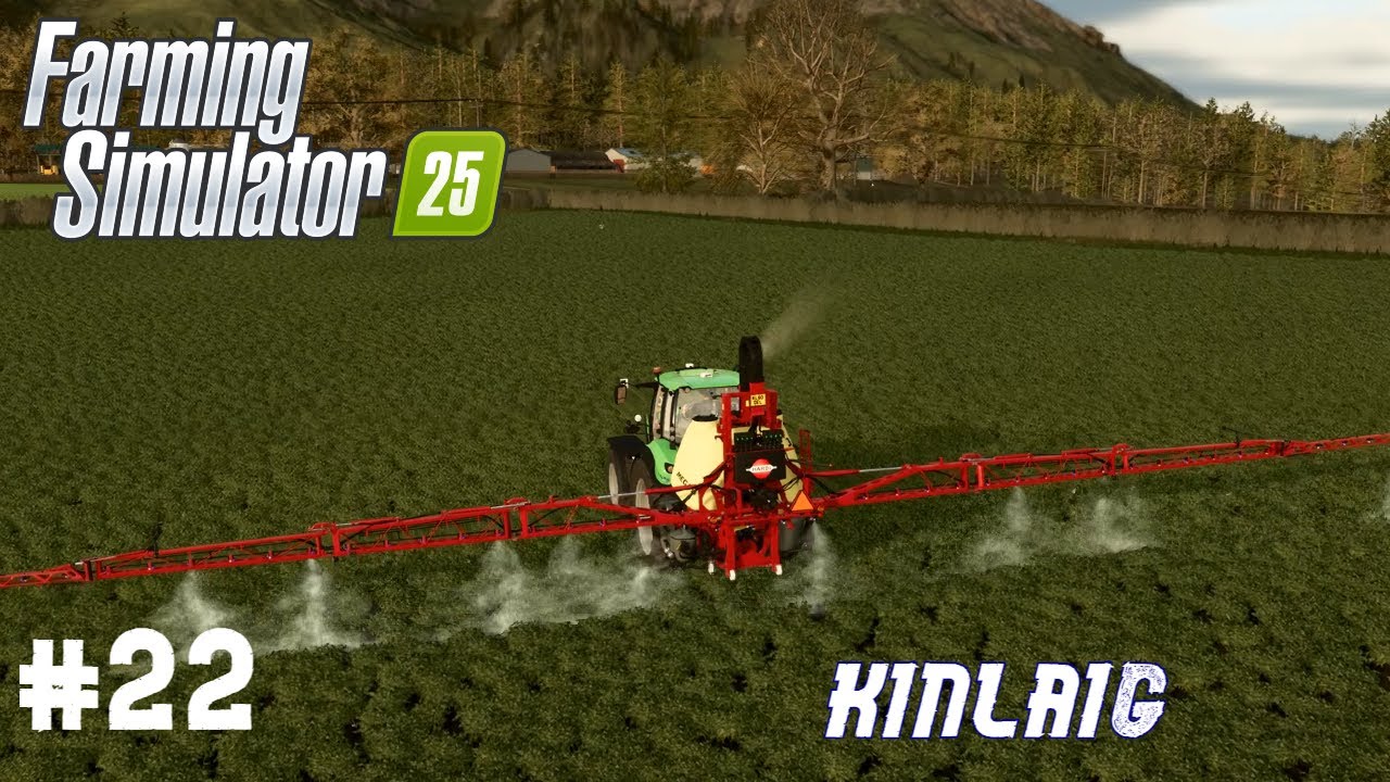 Abonando y Control de Hierbas, Ventas y Suministros para el Castillo / Kinlaig #21 / FS25 Timelapse