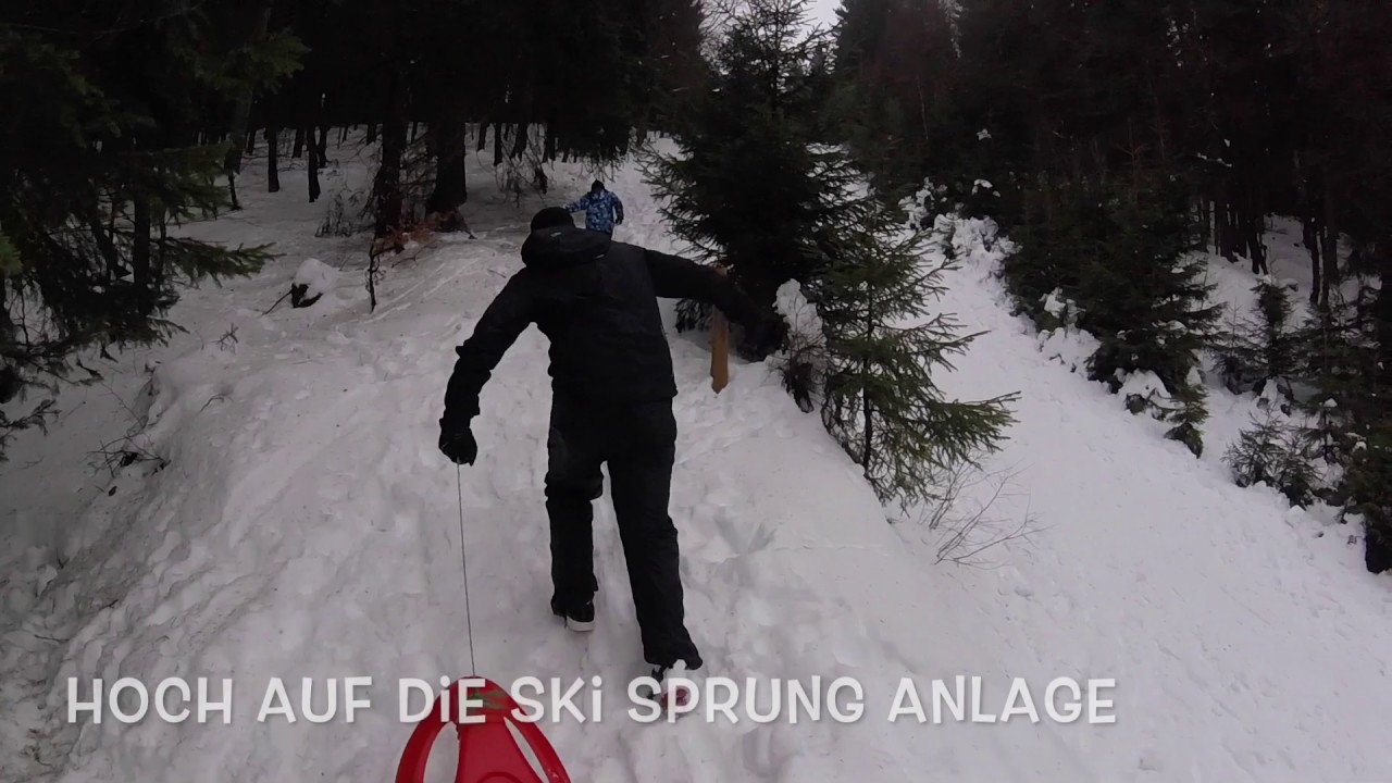 Winterberg | Rodellift Bremberg | Rodeln auf der Skisprunganlage | Skiliftkarussell Winterberg 2017