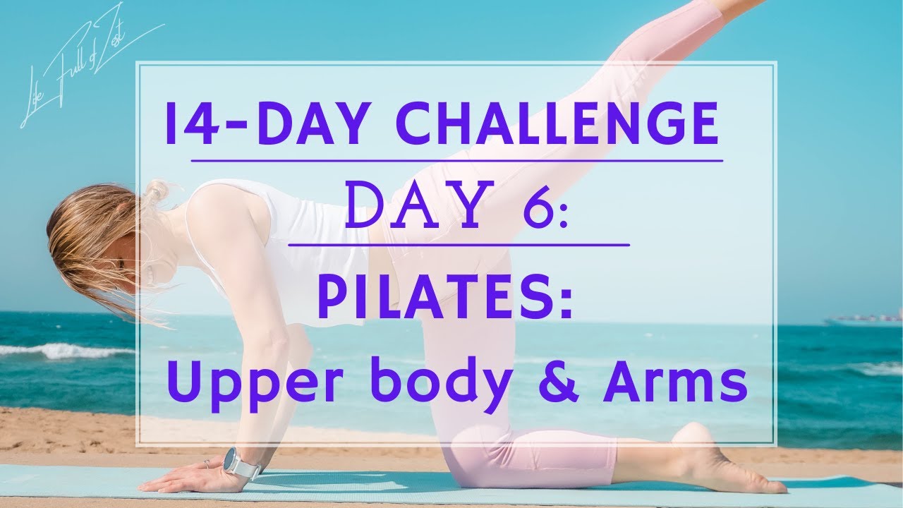 Ultimate 15 min Upper Body Pilates workout | TONED ARMS  [14 Day Workout Program Day 6]