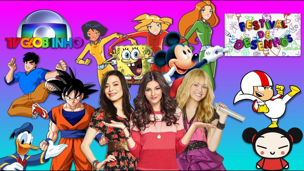 Abertura de animações e seriados na TV Globinho / Festival de Desenhos #reveja