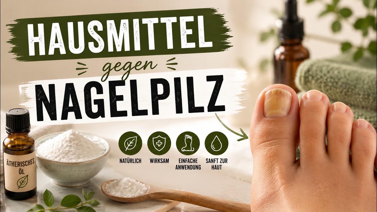 Tabuthema NAGELPILZ: Die stärksten HAUSMITTEL gegen NAGELPILZ + gesunde & starke Nägel » TIPPS