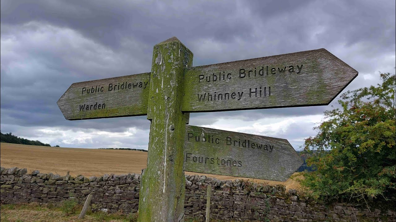 Fourstones, Carr Edge and Warden Hill with Interesting Walks NE ~ 8.8 miles.