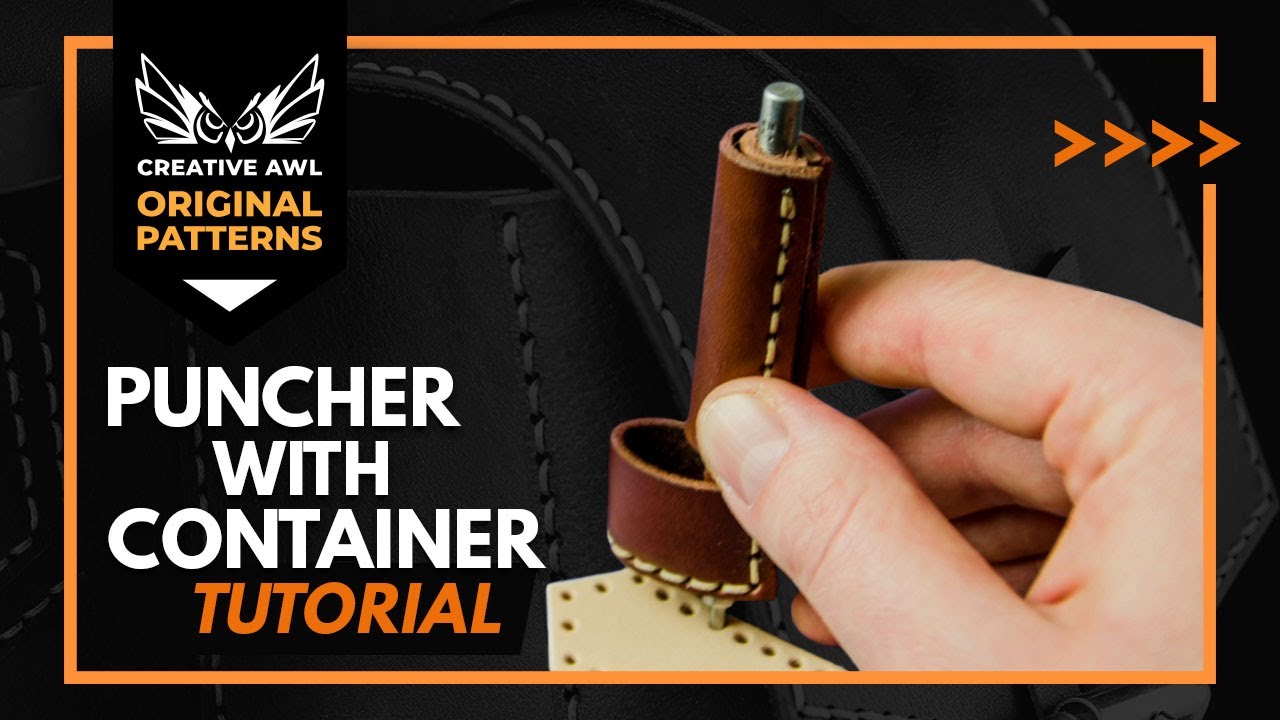 How to make puncher's cover with container for remains