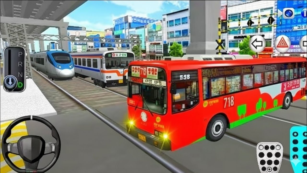 Today I Parked All Cars 🚗 Suddenly a Train Came 🚆 | Driving Class 3D Gameplay #carcrash 