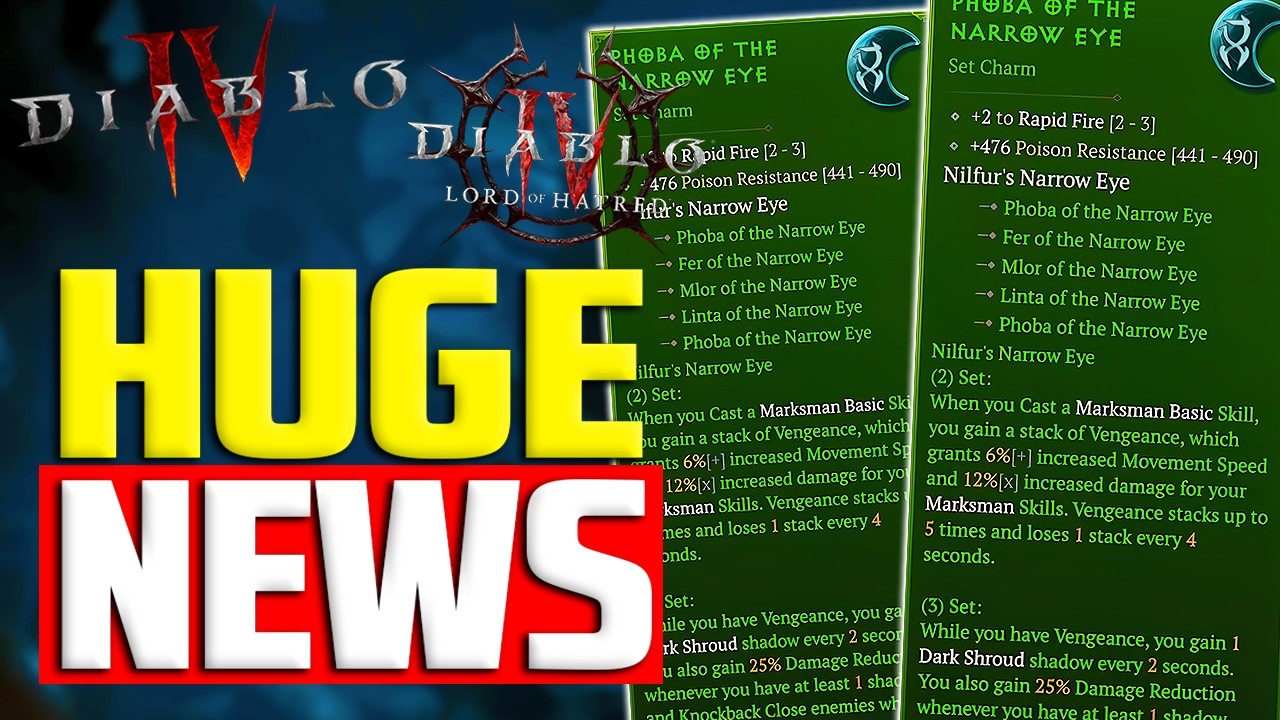 SET ITEMS Will Completely Change Diablo 4's ENDGAME! | D4: Lord of Hatred