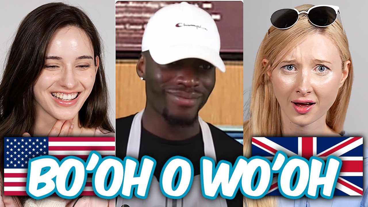 American & British React to When Americans Try British Accents By Chewkz!