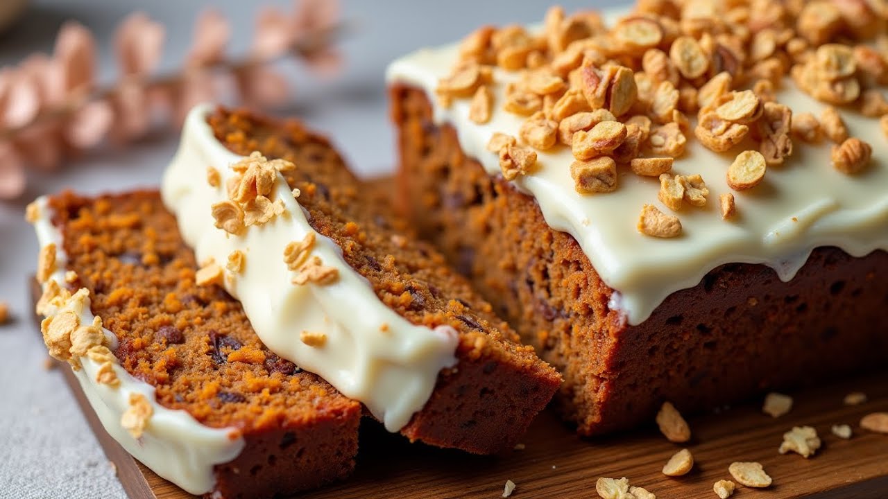 Haferflocken, Orangen und Karotten! Ein gesunder Kuchen in 10 Minuten!