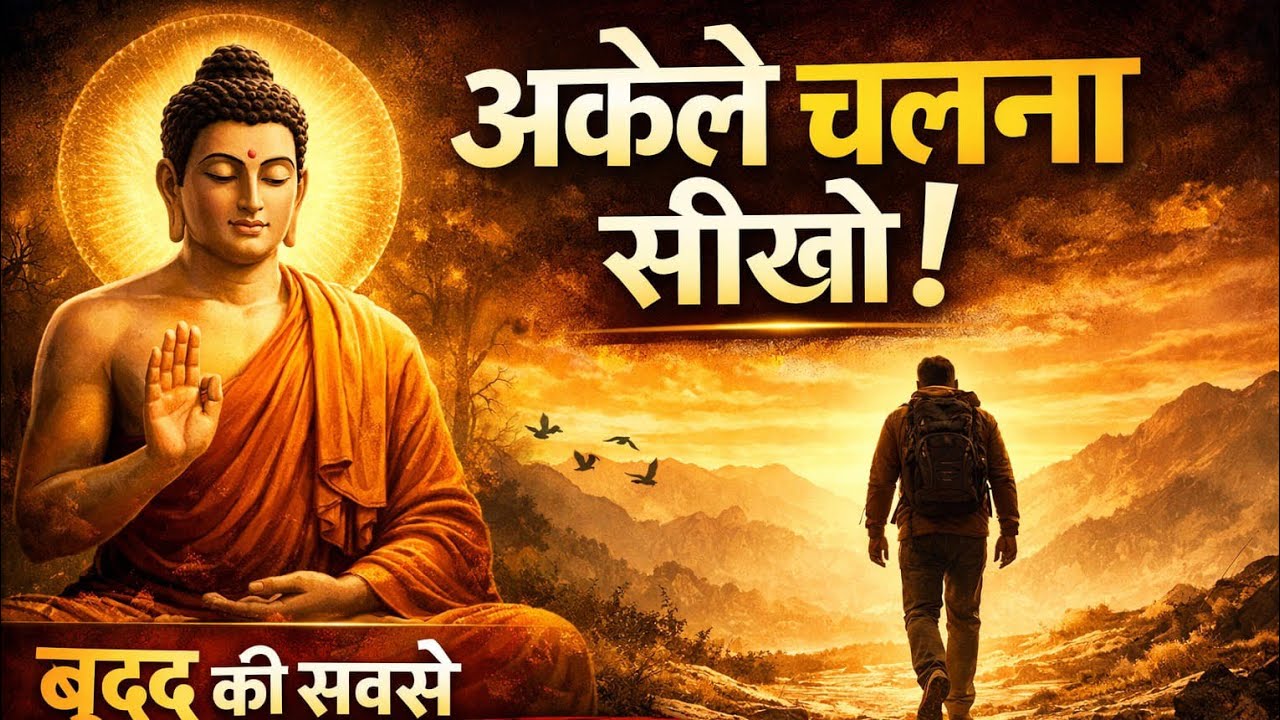 अकेले चलना सीखो | बुद्ध की सबसे शक्तिशाली सीख
