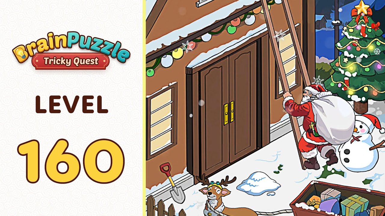 Brain Puzzle Tricky Quest Level 160 Christmas Gifts | Complete Walkthrough & Solutions! 🎯