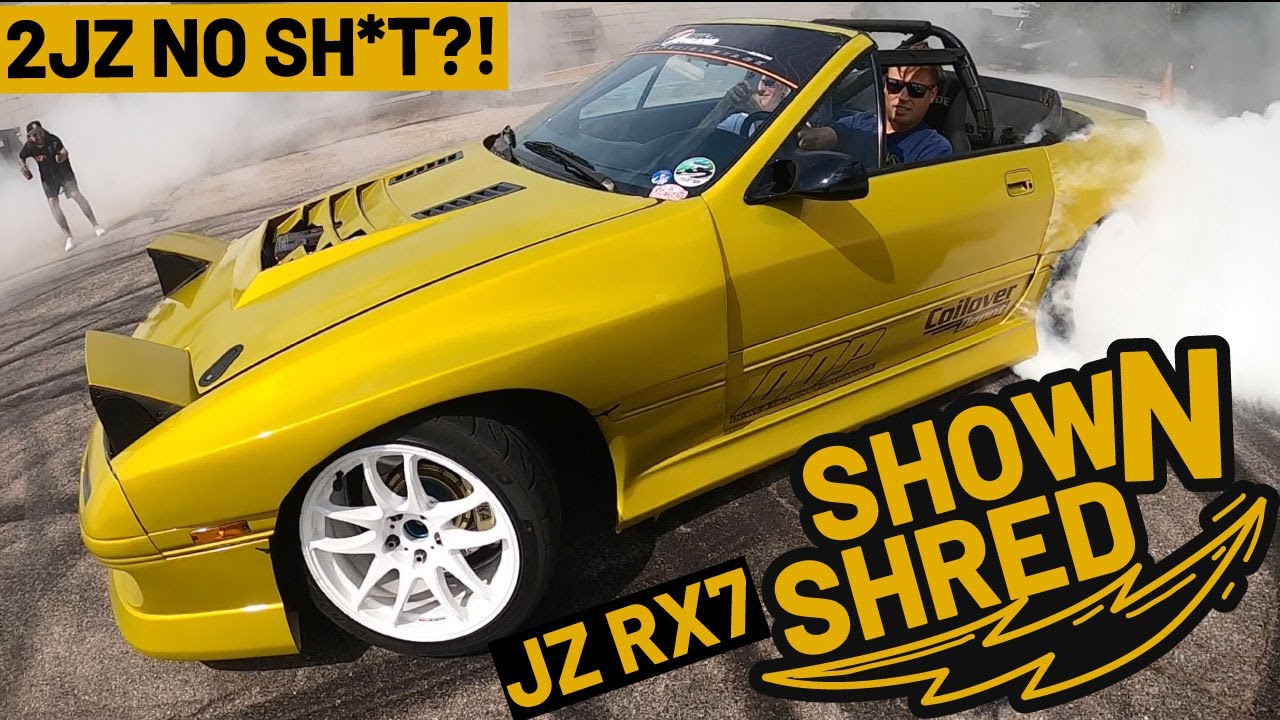 JB SHOW N SHRED’S HIS INSANE 2JZ RX7 |