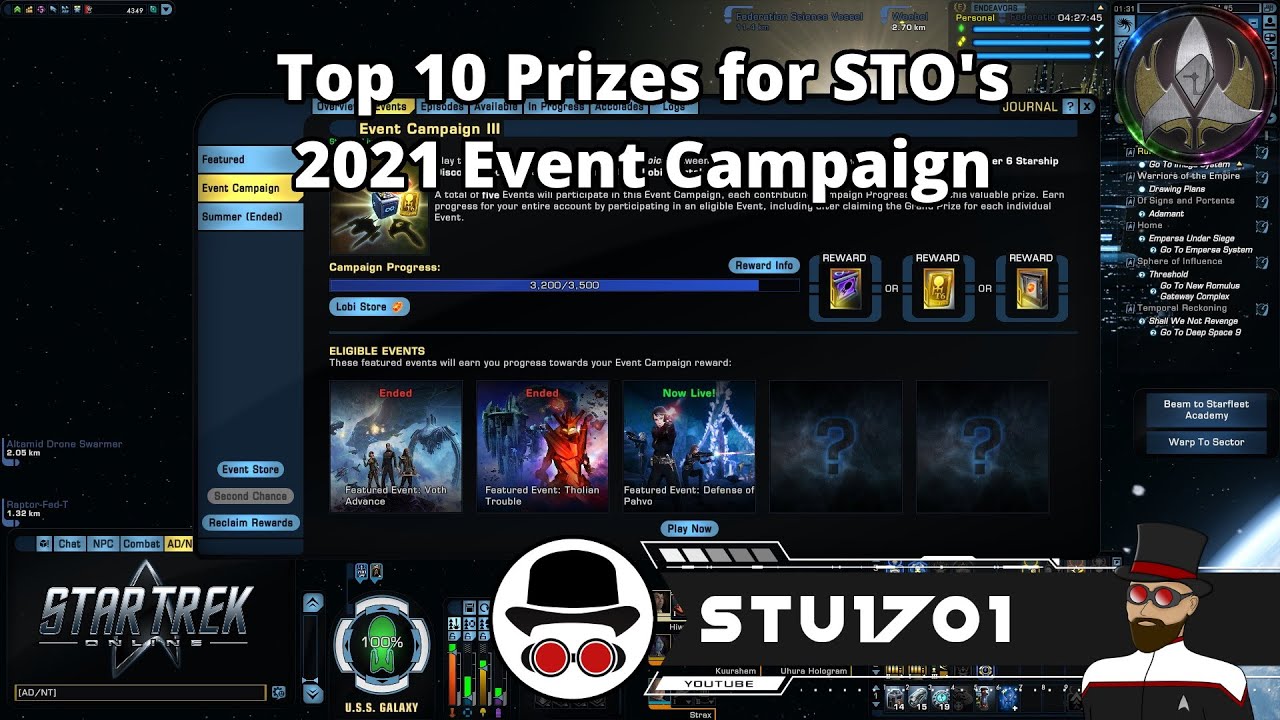 Top 10 Prize Options for Star Trek Online's 2021 Event Campaign