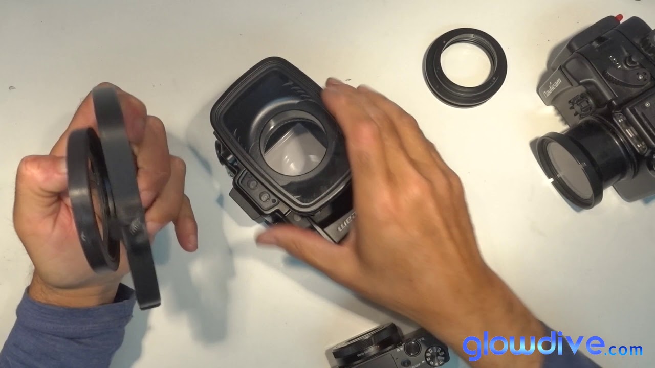 Nauticam RX100 VII con frontales intercambiables