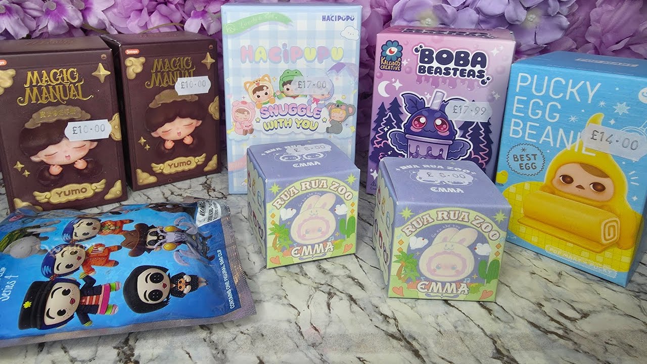 Распаковка коробок-сюрпризов! Popmart, JoToys, Kaleidos Creative и Lucky Emma!