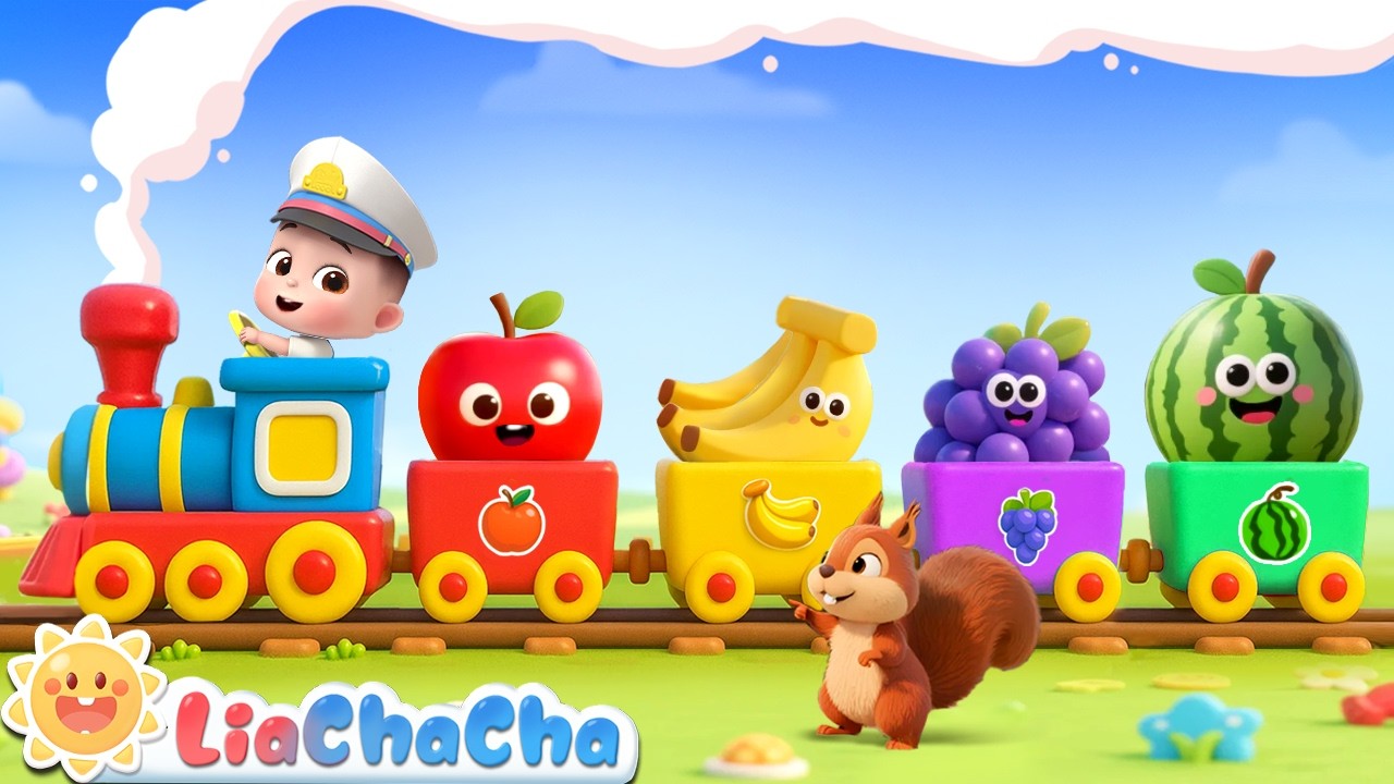 Toot Toot Train Song 5 | EP180 | Yummy Fruits Song | Nursery Rhymes & Kids Songs | LiaChaCha