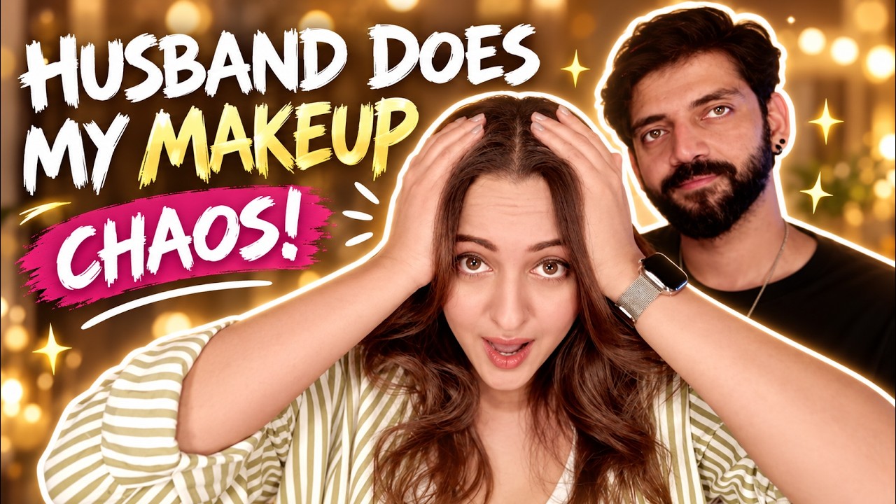 My Husband did my makeup!!!