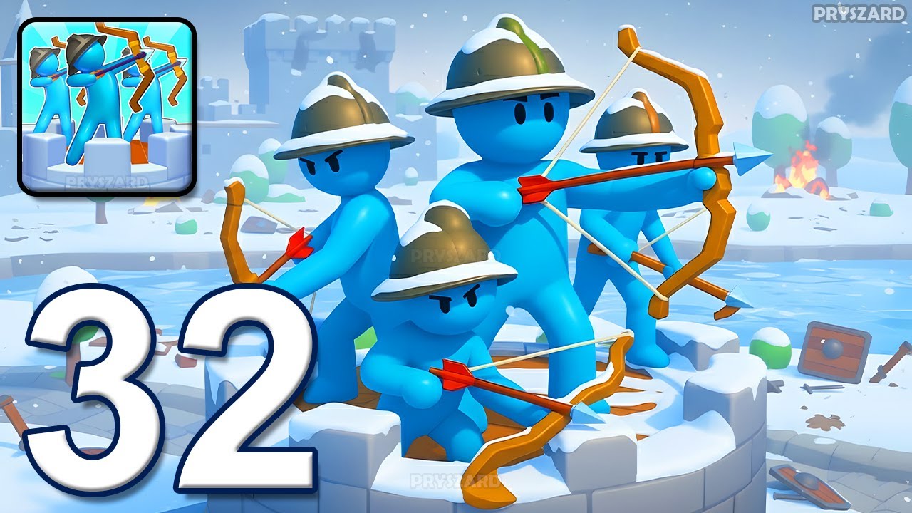 Archery Bastions: Castle War - Gameplay Walkthrough Part 32 - New Update (iOS, Android)