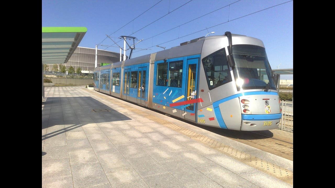 Tramwaj linii 31 plus we Wrocławiu. Przejazd Stadion - Gaj