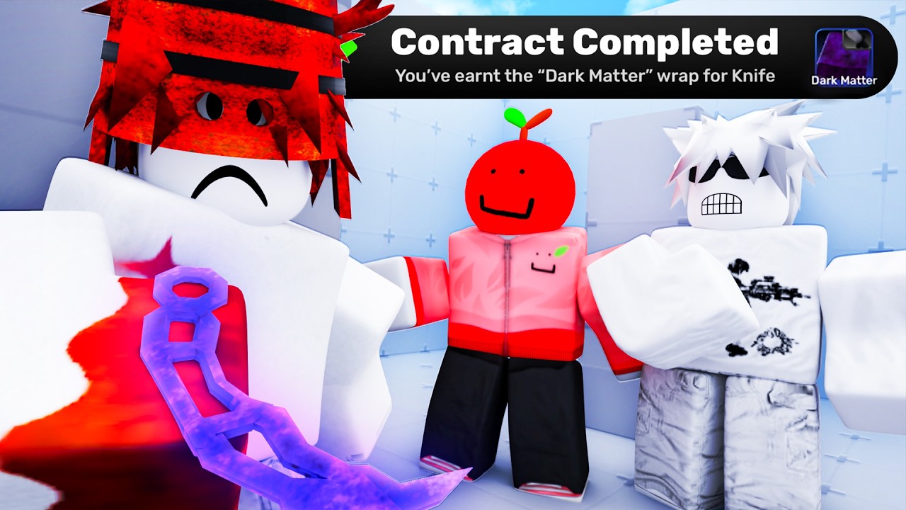 I Unlocked DARK MATTER KNIFE In Roblox Rivals!