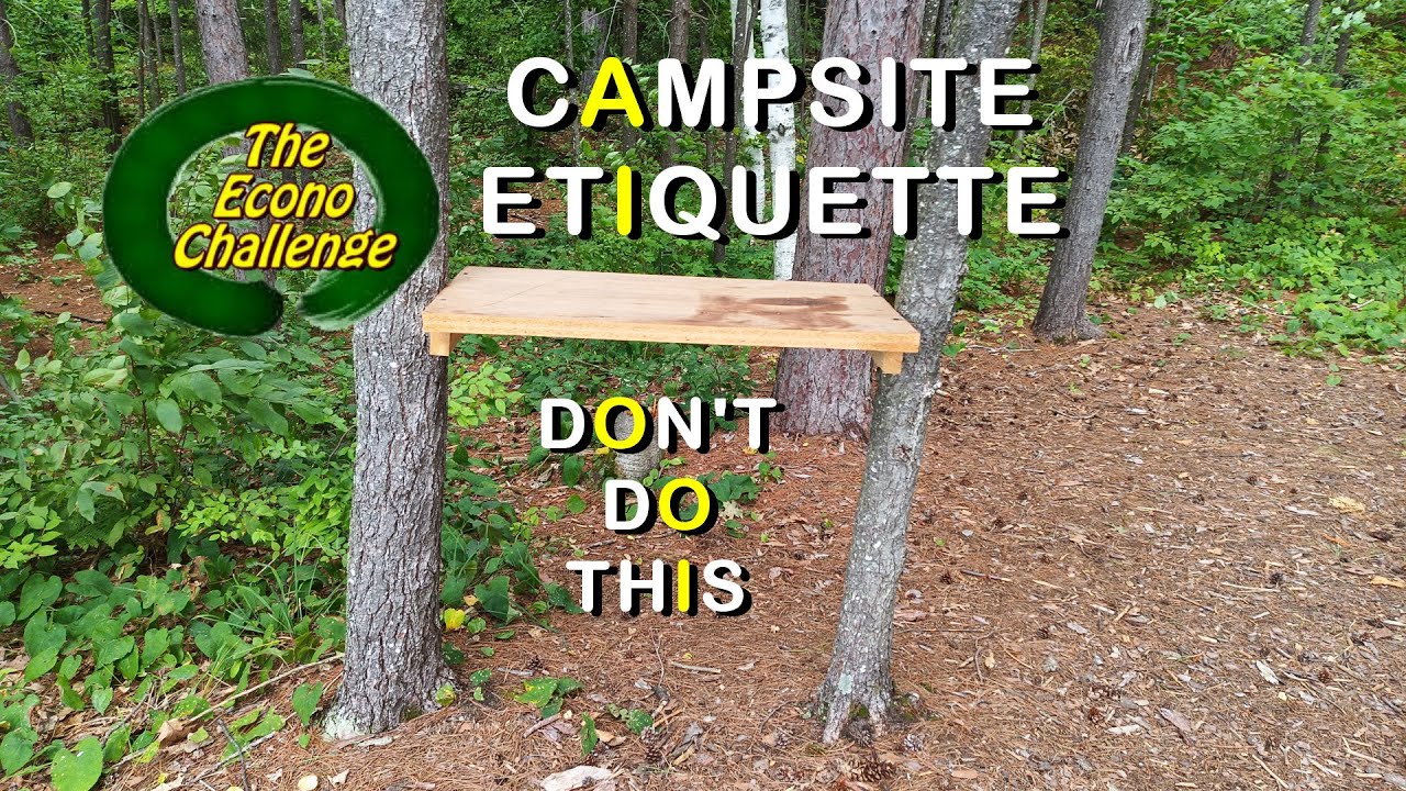 Public Land Campsite Etiquette - Econo Challenge Takes Action