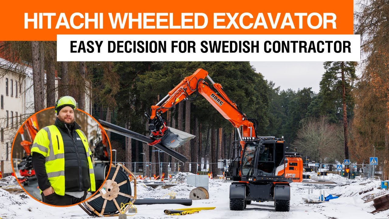 Hitachi wheeled excavator is an easy decision for Swedish contractor