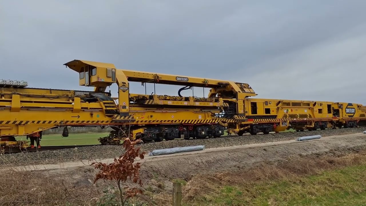 Spoorweg werkzaamheden Winschoten Nieuwschans 11-maart-2025