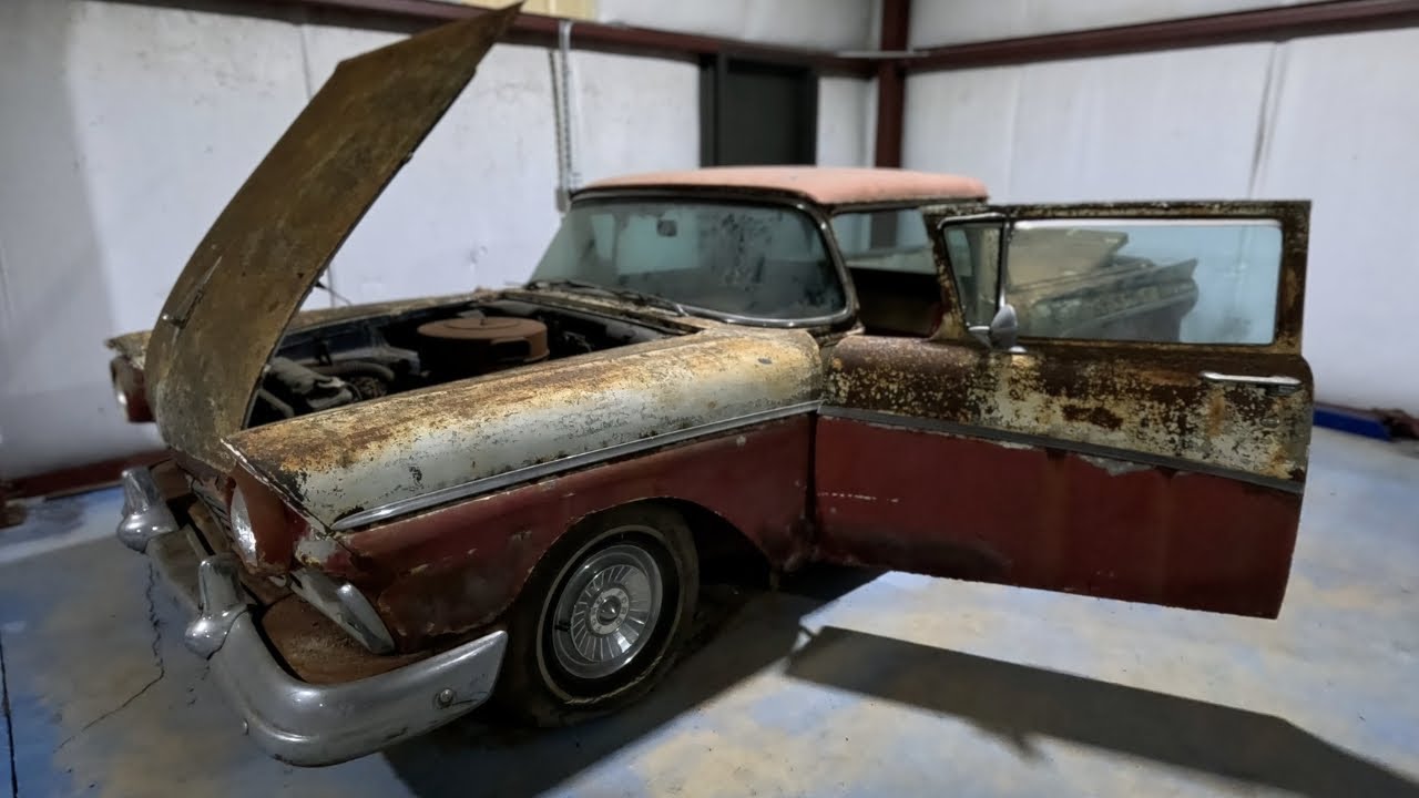 PARKED FOR 40 YEARS! Classic Cars Found In Barn! 1957 Ford Ranchero 1931 Ford Model A
